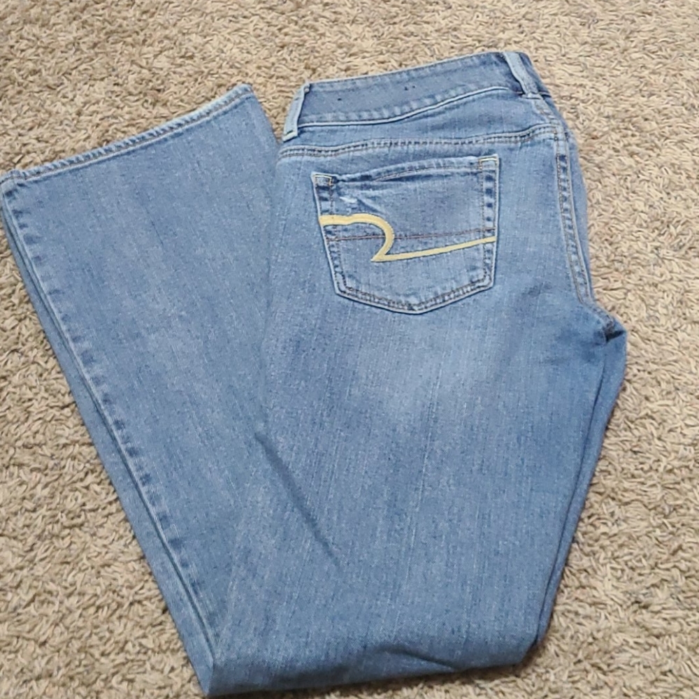 Slightly Distressed American Eagle jeans